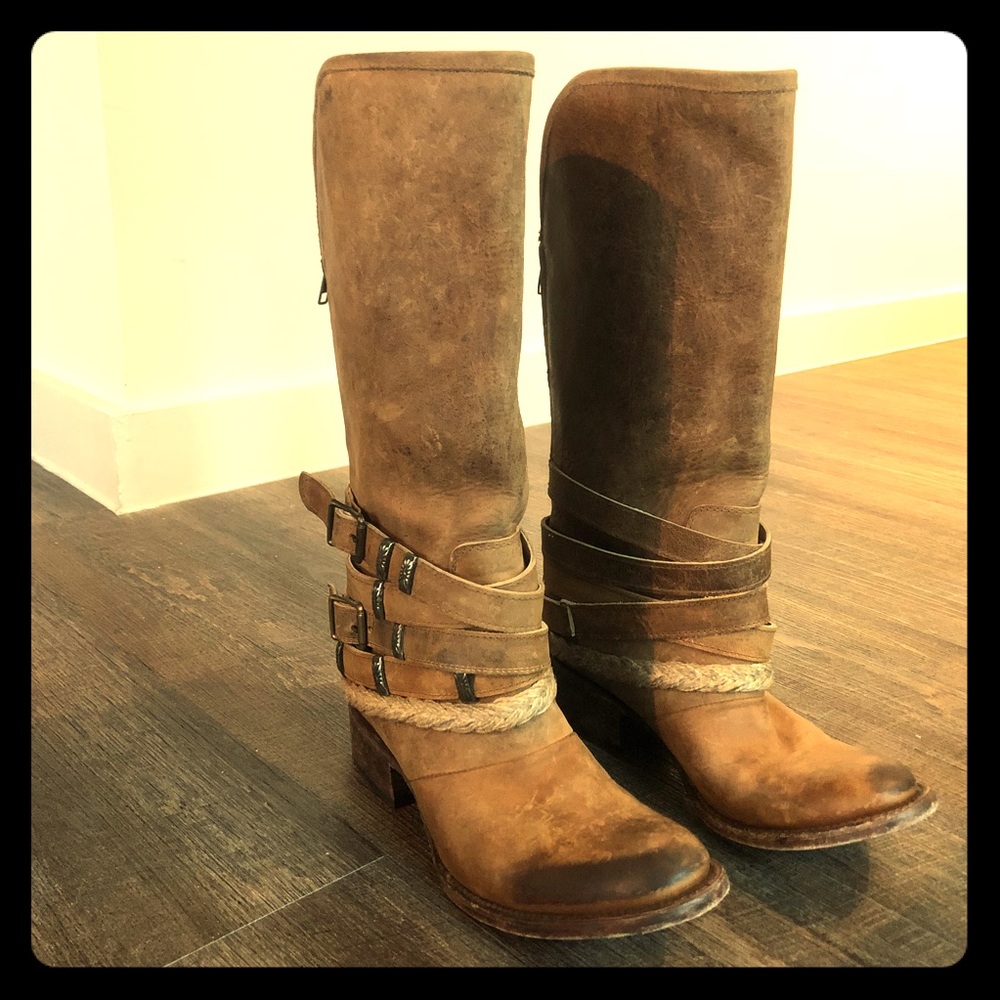 Freebird Brown Leather Boot